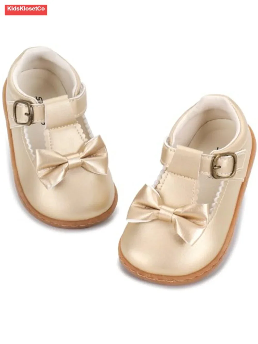 Toddler Girls Mary Jane Flats - Wide Toe Box, Non-Slip, Barefoot Zero Drop,